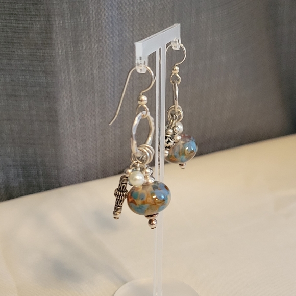 ❤ SILVER VINTAGE EARRINGS - Picture 10 of 14